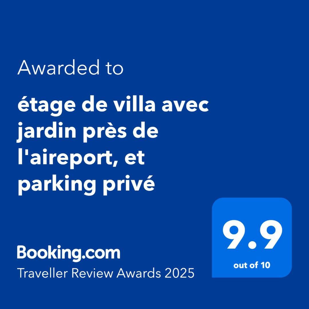 Etage De Villa Avec Jardin, Pres De L'Aireport Et Parking Prive Ariana Eksteriør bilde